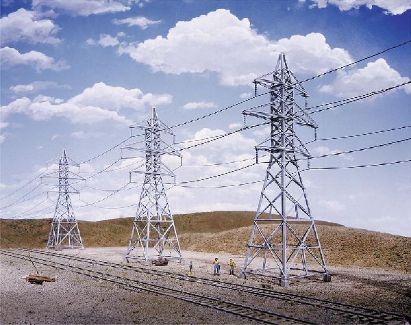 533121 Faller - 4 Hochspannungsmasten - Spur H0