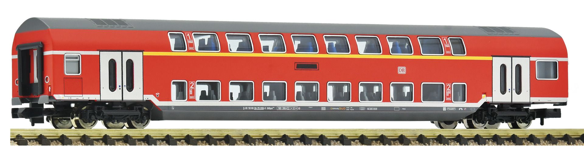 6260079 Fleischmann - Doppelstockwagen 1./2. Kl. DB - Spur N
