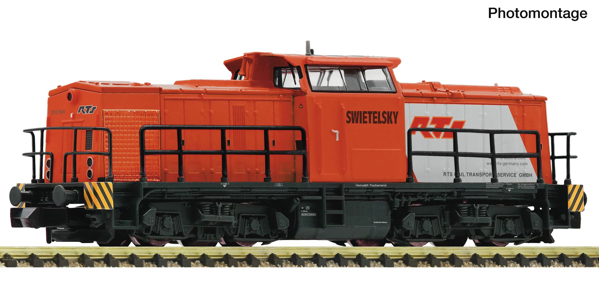 7360035 Fleischmann - Diesellok BR 203 RTS DC - Spur N
