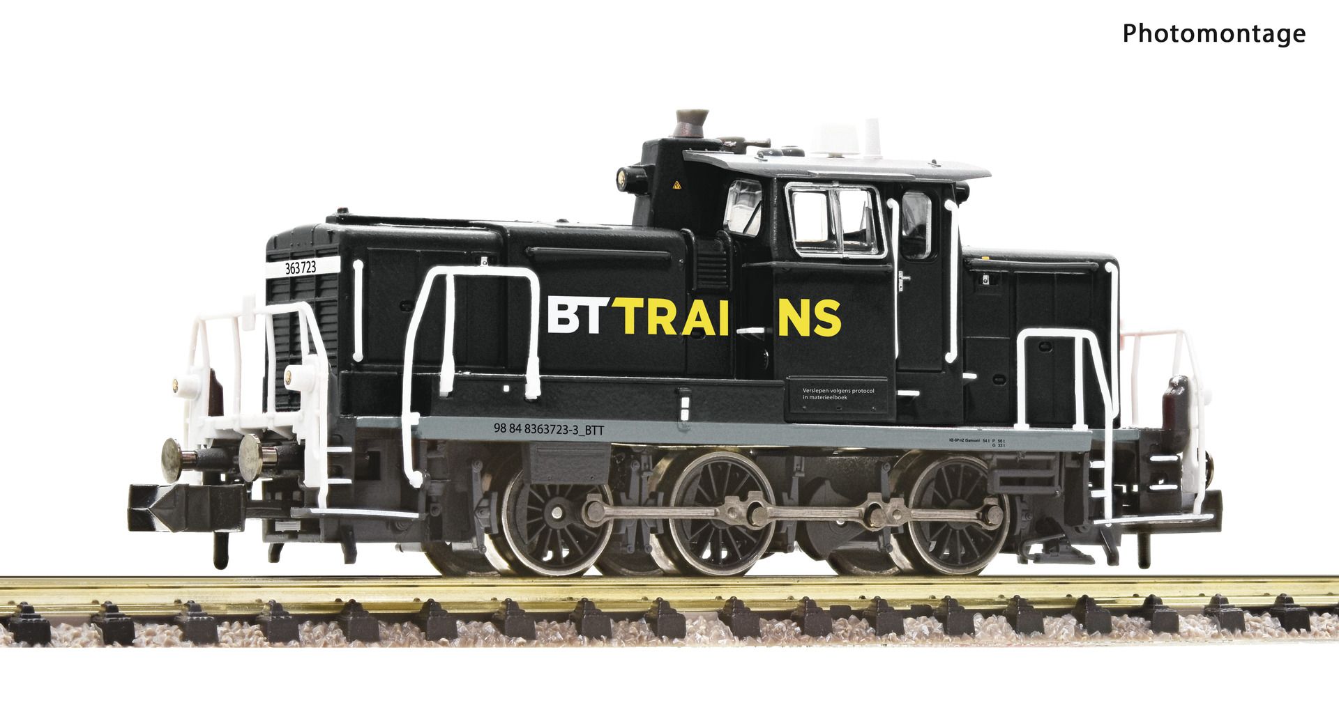 7370013 Fleischmann - Diesellok 363 BTT,sw DCC - Spur N