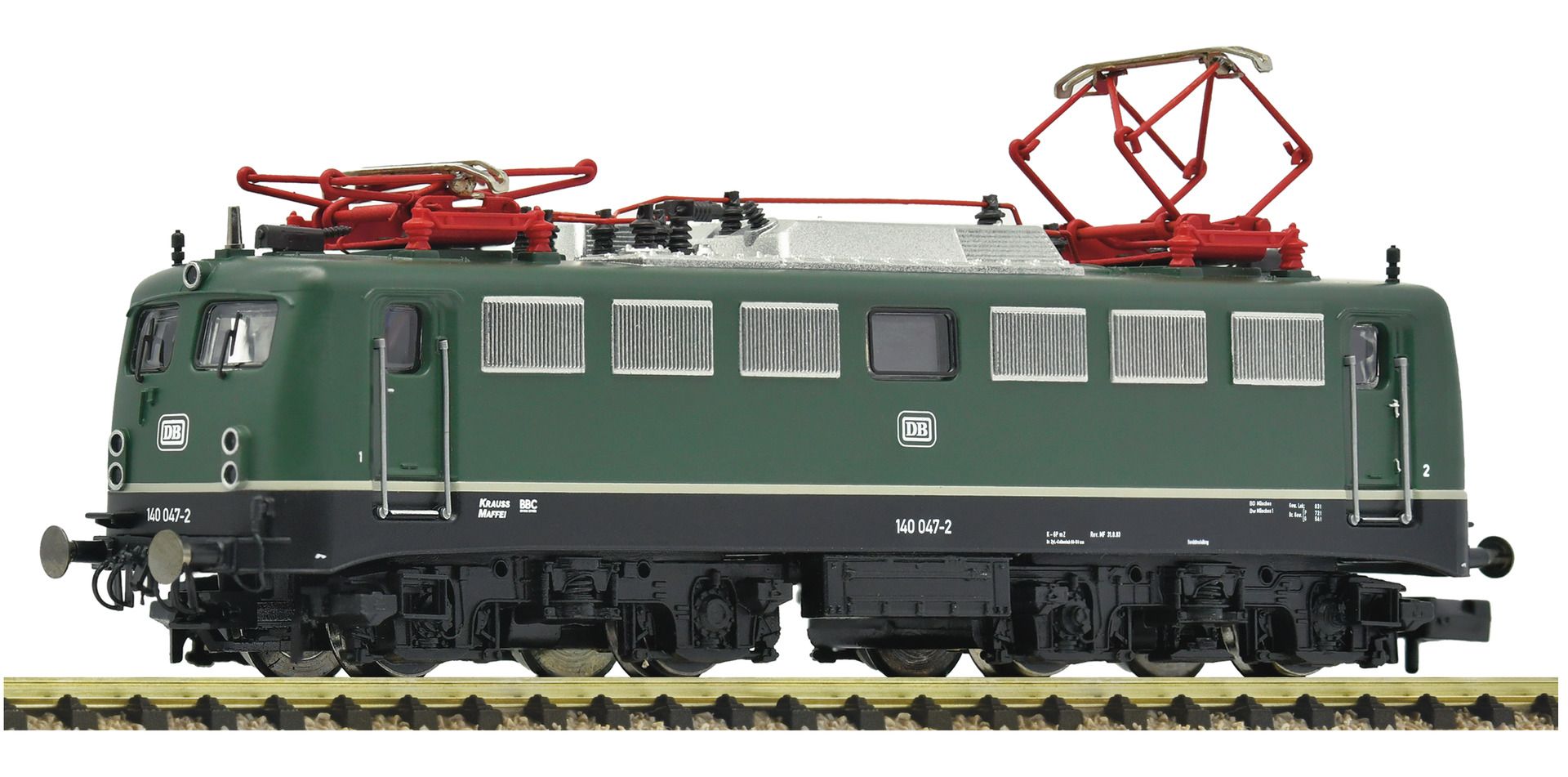 7560051 Fleischmann - E-Lok BR 140! gruen - Spur N