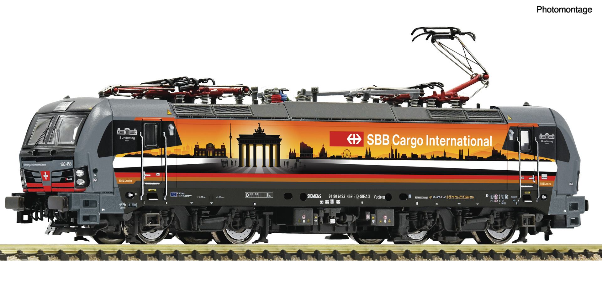 7570074 Fleischmann - E-Lok 193 459 SBB DE Piercer  Sound - Spur N