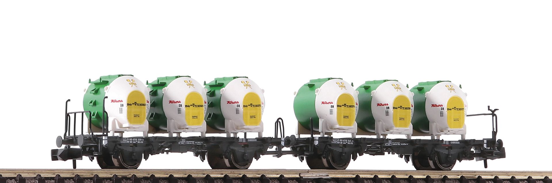823306 Fleischmann - Doppeleinheit Tragwagen Knorr - Spur N