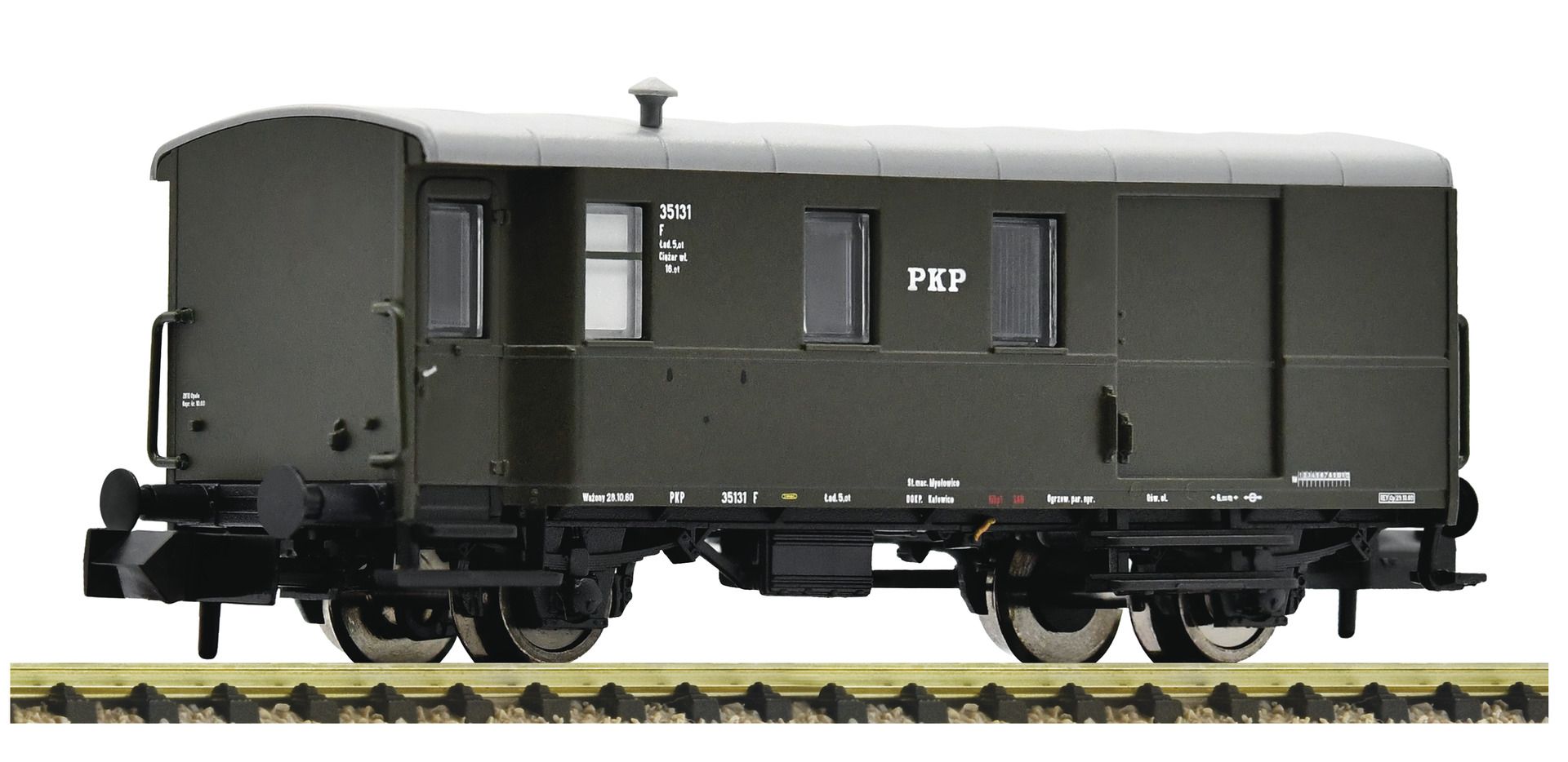 830152 Fleischmann - G�terzuggep�ckwagen F der PKP  Epoche IV - Spur N
