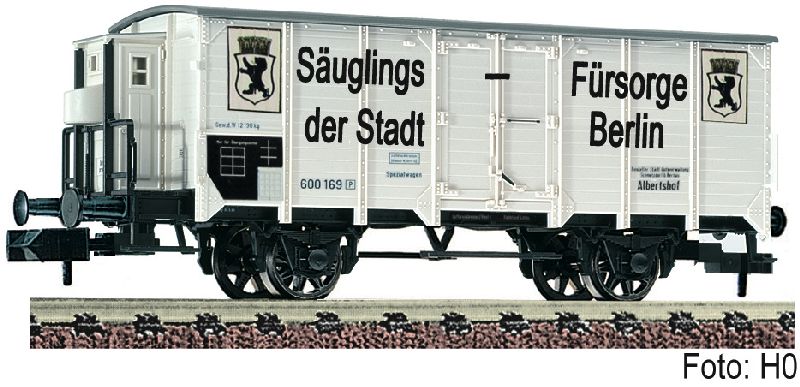 834609 Fleischmann - Ged. Güterwagen Säuglingsfürsorge der KPEV in Ep.I - Spur N