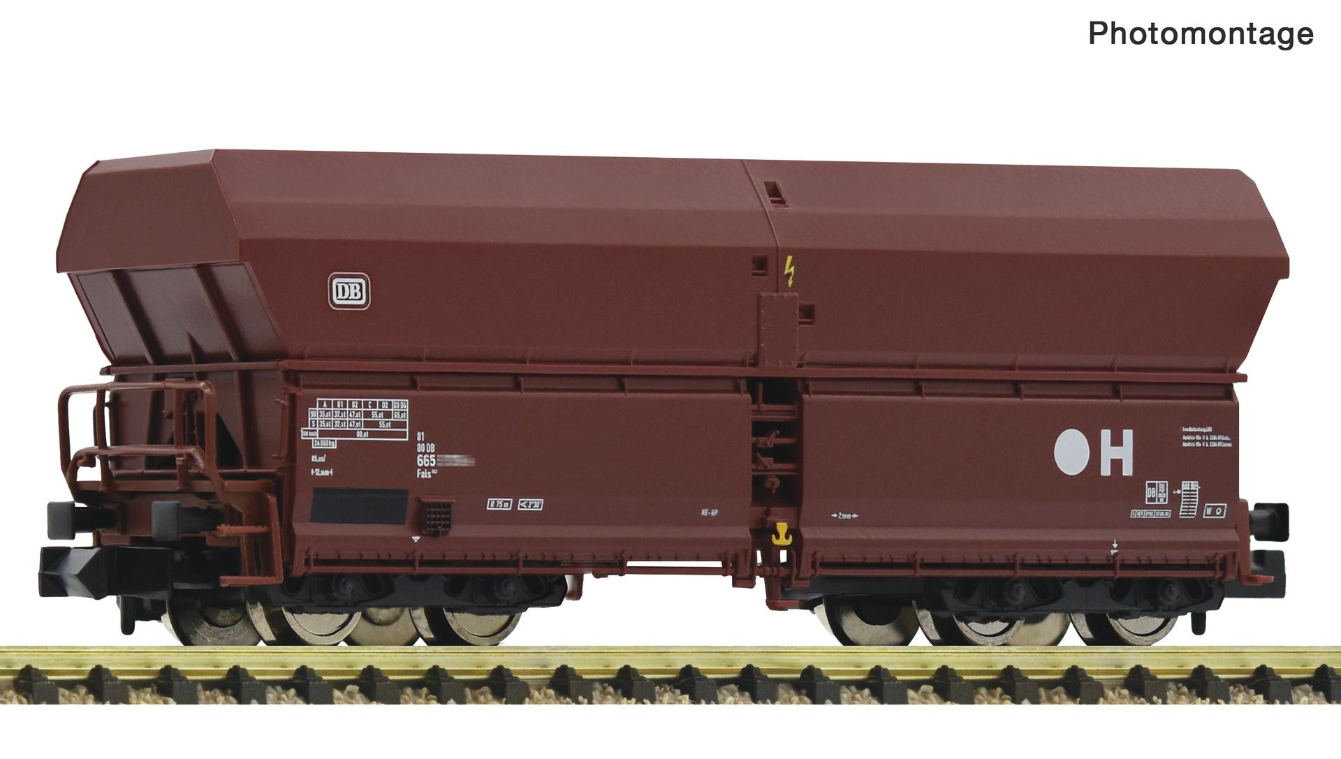 852321 Fleischmann - Selbstentladewagen Falns 183  DB, EpIV - Spur N