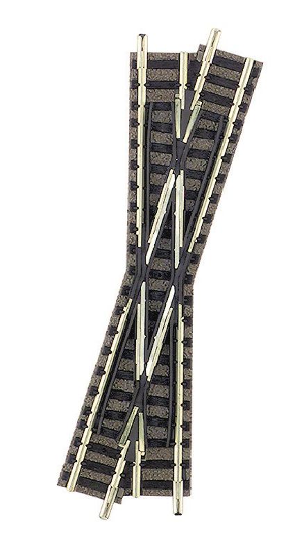 9163 Fleischmann - Kreuzung, 15 Grad, rechtskreuzend, - Spur N