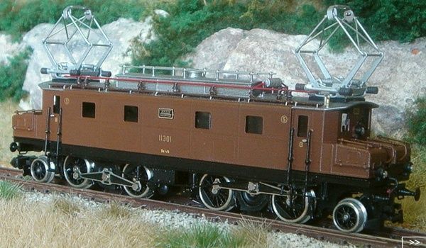 1155 Fulgurex - E-Lok Be 4/6 11301 SBB braun (FB 2x2/3) - Spur N