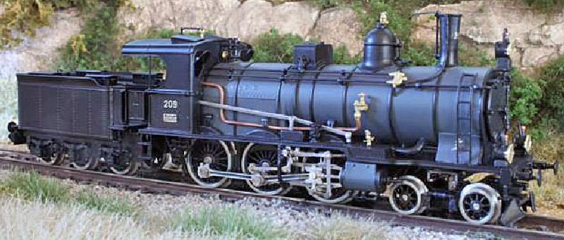 1156/1 Fulgurex - Dampflok A 3/5 GB 209 1.Serie - Spur N