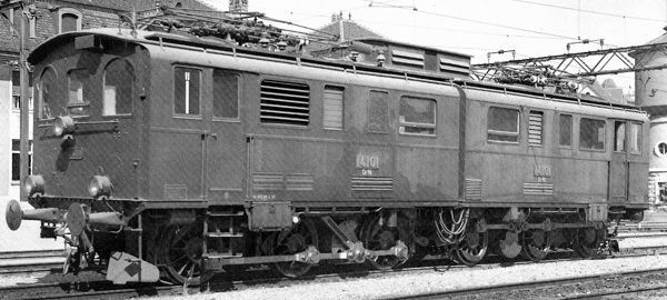 2247 Fulgurex - E-Lok Fb2x3/3 SBB/CFF braun - Spur H0