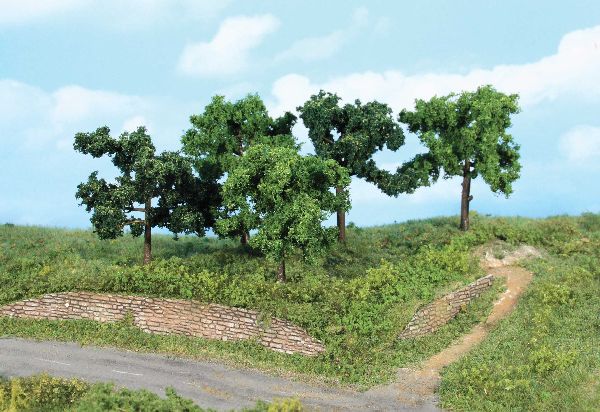 1935 Heki - 5 Obstb�ume 8-10 cm - allgemein