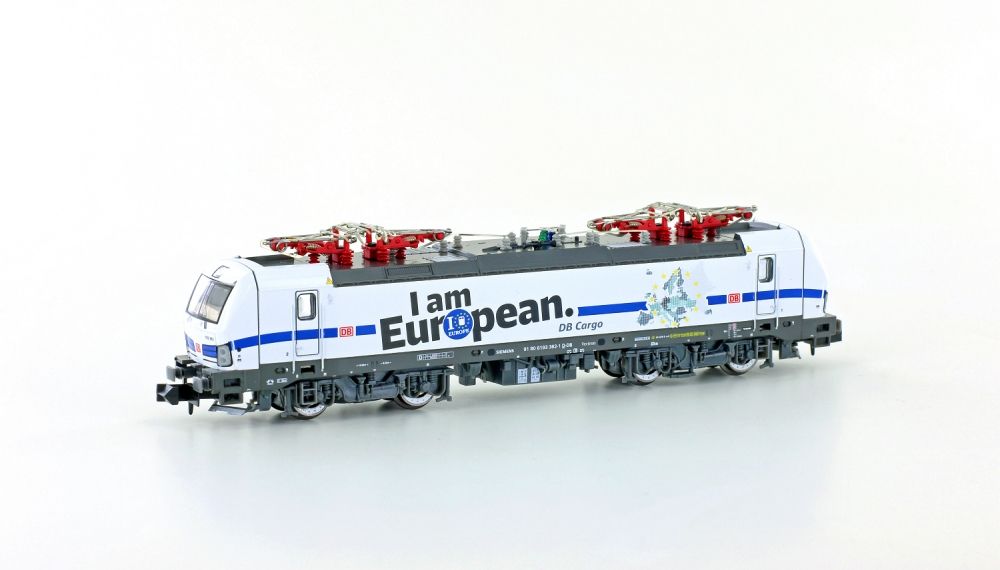E-Lok BR 193 Vectron DB Cargo "I am European" Ep.VI. Schnittstelle NEM 662 (Next 18). Wechsellicht weiß/rot, abschaltbar