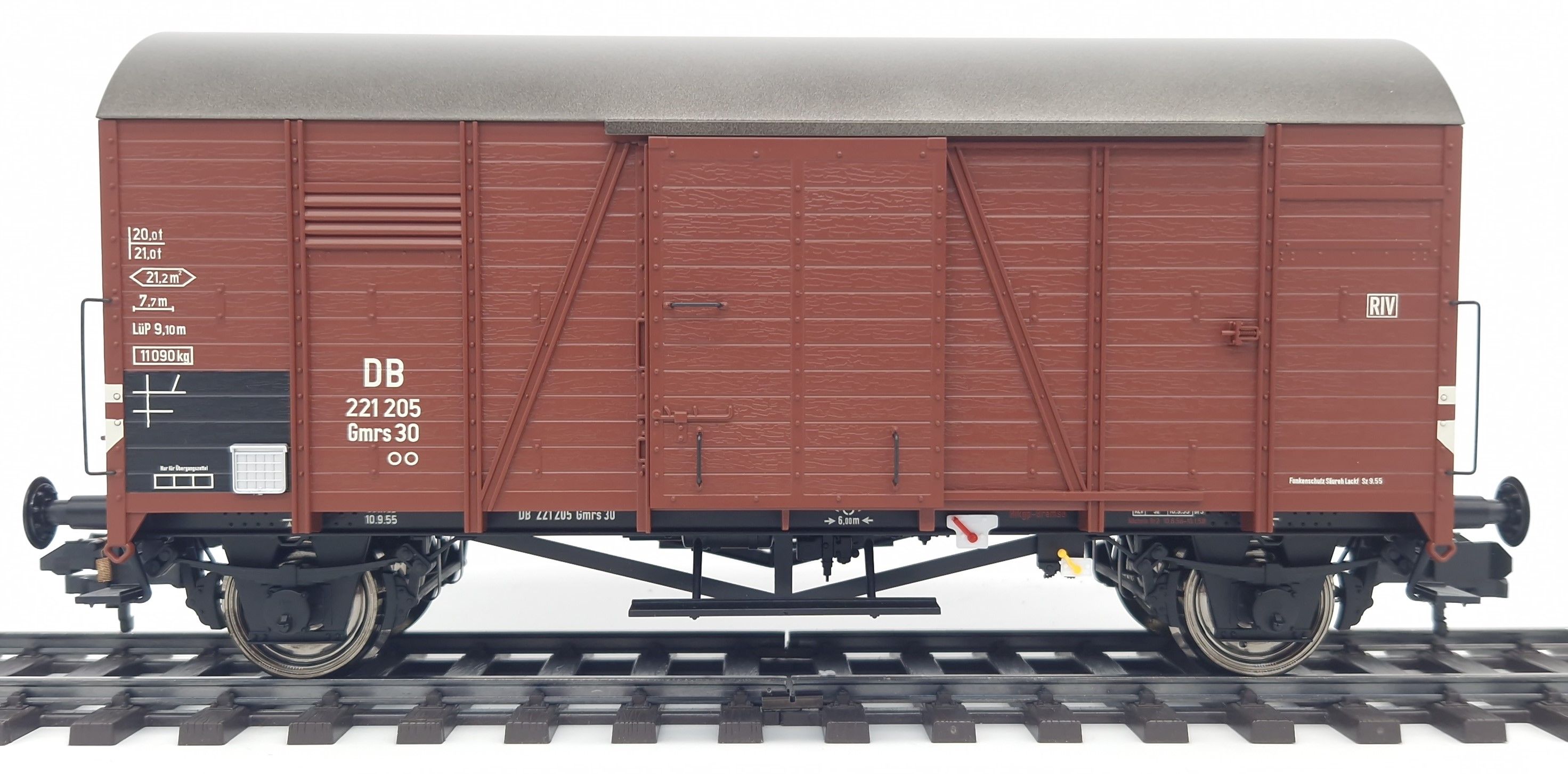 2249331 Huebner - G�terwagen OPPELN Gmrs 30 der DB, Ep IIIa - Spur 1