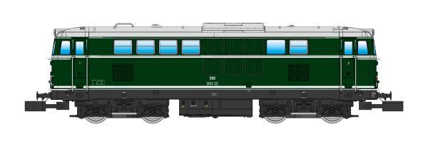 Diesellok Rh 2043 ÖBB, Ep.III, grün