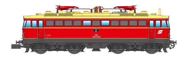 E-Lok Rh 1042 ÖBB, Ep.IV, blutorange