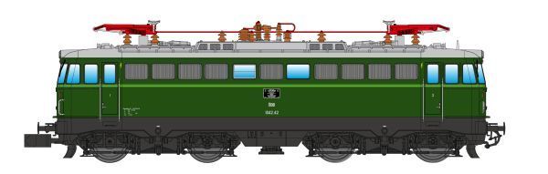 E-Lok Rh 1042 ÖBB, Ep.IV, grün