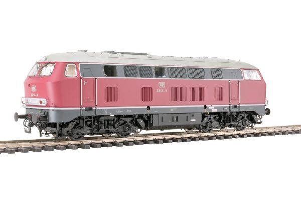101616 KM1 - BR 216 044-8 DB Ep. IV purpurrot Diesellok - Spur 1