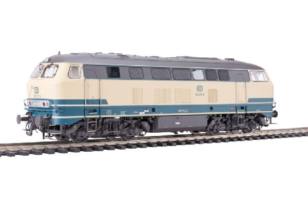 101618 KM1 - BR 216 213-9 DB Ep. IV blau/beige Diesellok - Spur 1