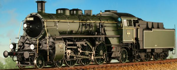 101801 KM1 - BR 18 520 DRG EpIIa gr/schw NEM Dampflok - Spur 1