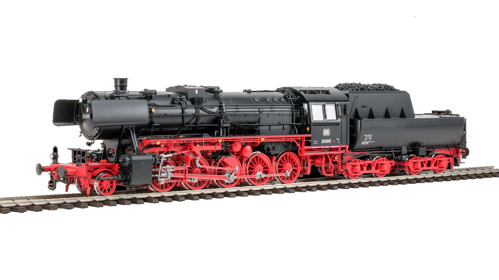 105032 KM1 - BR 50 3097 DB IIIb BD Frankfurt Bw Darmstadt Dampflok - Spur 1