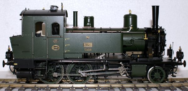 107021 KM1 - BR 70 / 6058 Dampflok gr�n/schwarz - Spur 1