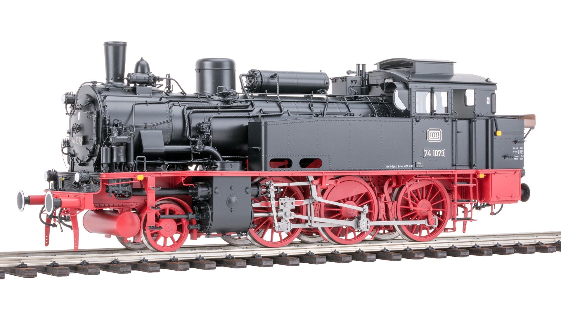 Zustand 1964, 3x DB Laternen, mit Vorwärmer, RAL 9005 / 3002