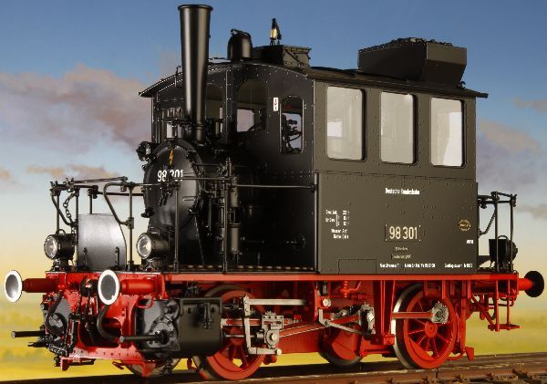 109805 KM1 - Glaskasten BR 98 301 DB Ep.IIIb NEM - Spur 1