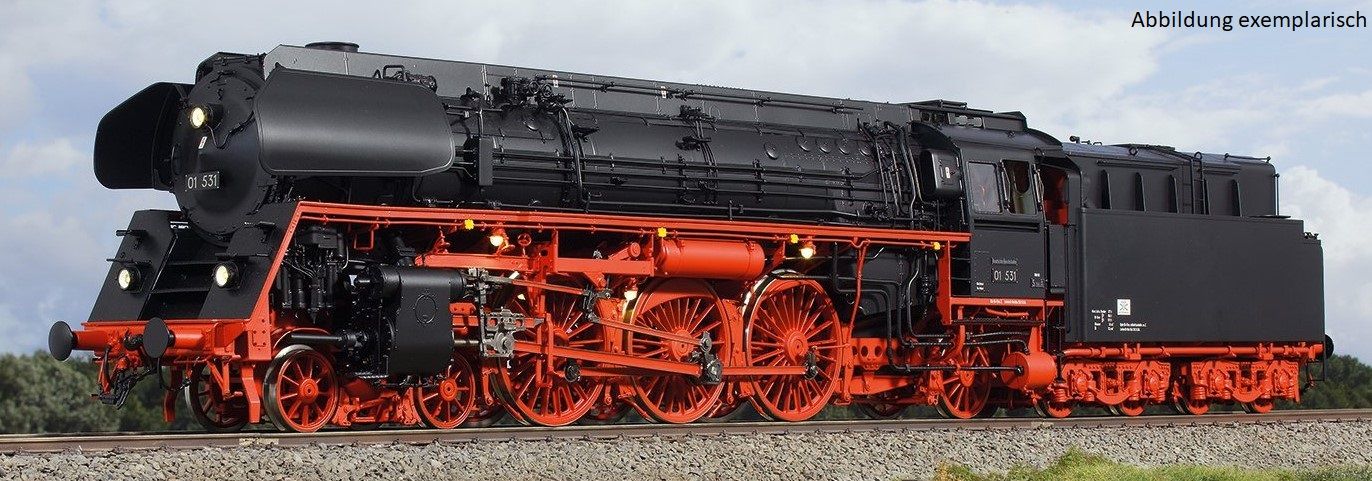 110150 KM1 - BR 01 518 DR III Kohle FINESCALE - Spur 1