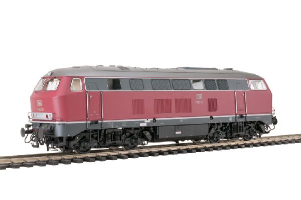 111613 KM1 - V160 089 DB IIIb purpurrot Diesellok FineScale - Spur 1