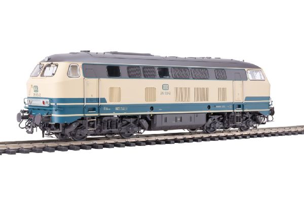 111617 KM1 - BR 216 045-5 DB IV blau/beige Diesellok FineScale - Spur 1