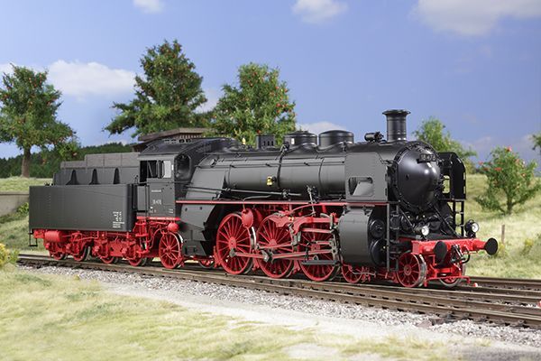 111842 KM1 - BR 18 466,DRG Ep.II,schwarz Dampflok - Spur 1