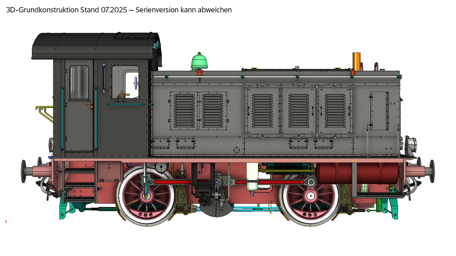 FINESCALE, Zustand 1953, je 2x DRG Lampen vorne und hinten, Übergangsgeländer, Übergangsbleche, Übergangstüre, Glocke, Pfeife, kurzer Auspuff