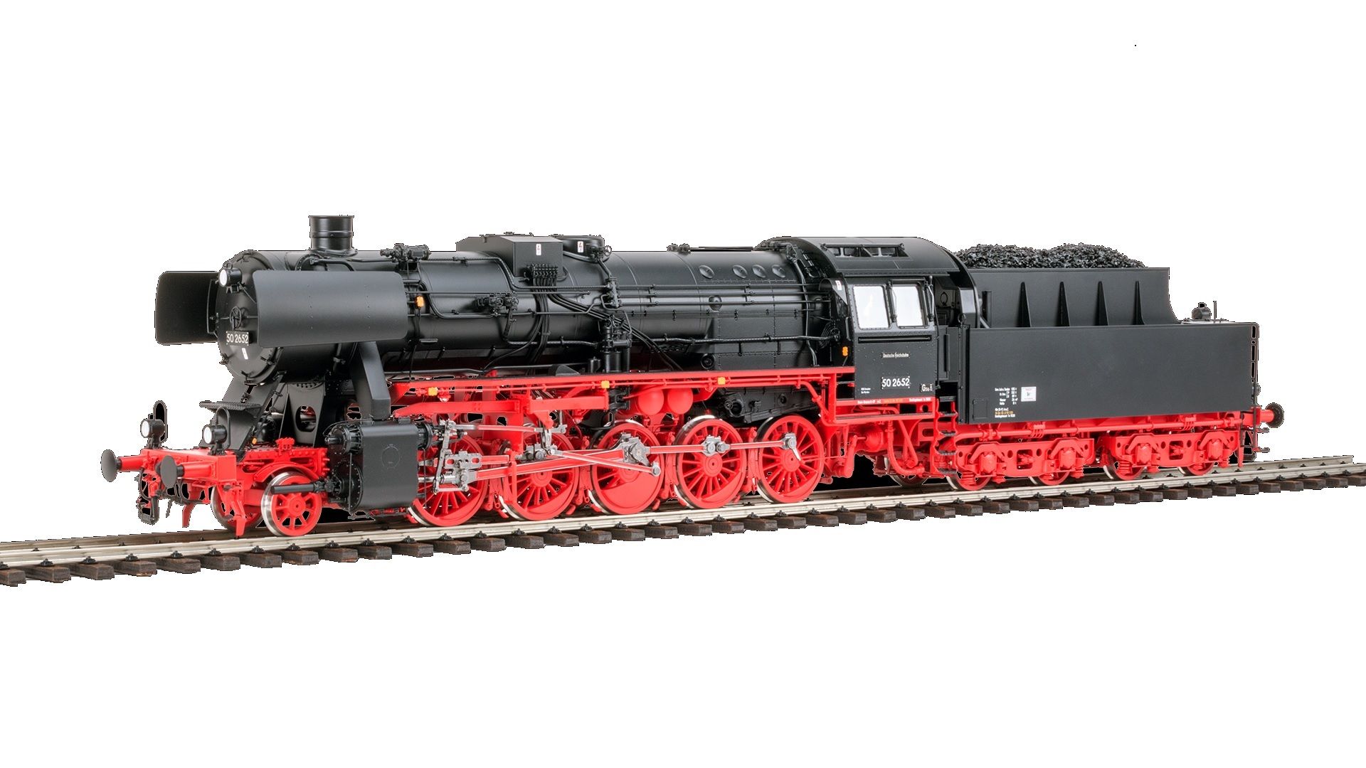 115034 KM1 - BR 50 2652 DRO Ep.IIIb RBD Berlin Bw Werdau FS Dampflok - Spur 1