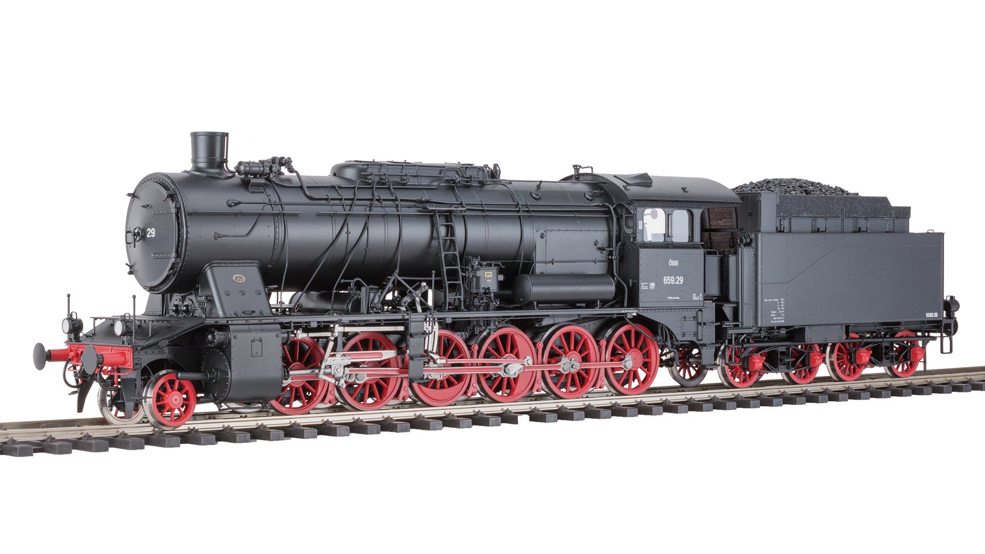 115910 KM1 - 659.29 �BB Ep.IIIb Direktion Wien Zfl M�rzzuschlag FS Dampfl - Spur 1