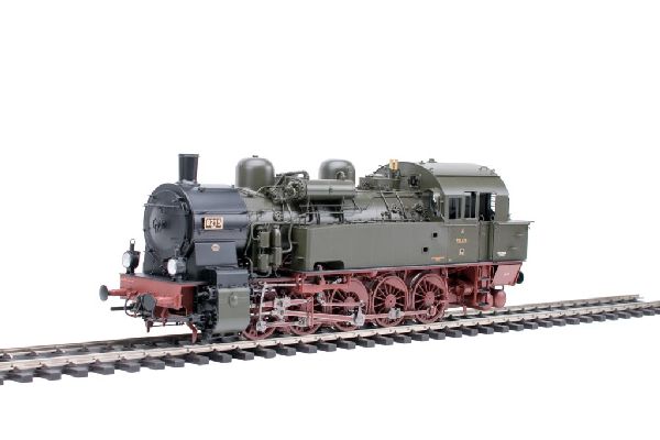 119421 KM1 - T 16 Nr.8215 KPEV IIa braungr�n Dampflok - Spur 1