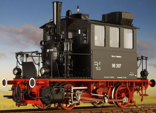 119806 KM1 - BR 98 307 DB Ep.IIIb FS Glaskasten - Spur 1