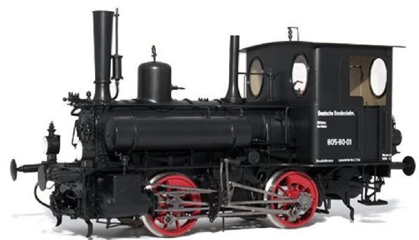 119813 KM1 - BR 98 7512 / 805-80-01 BERG DB IIIa schwarz Dampflok - Spur 1