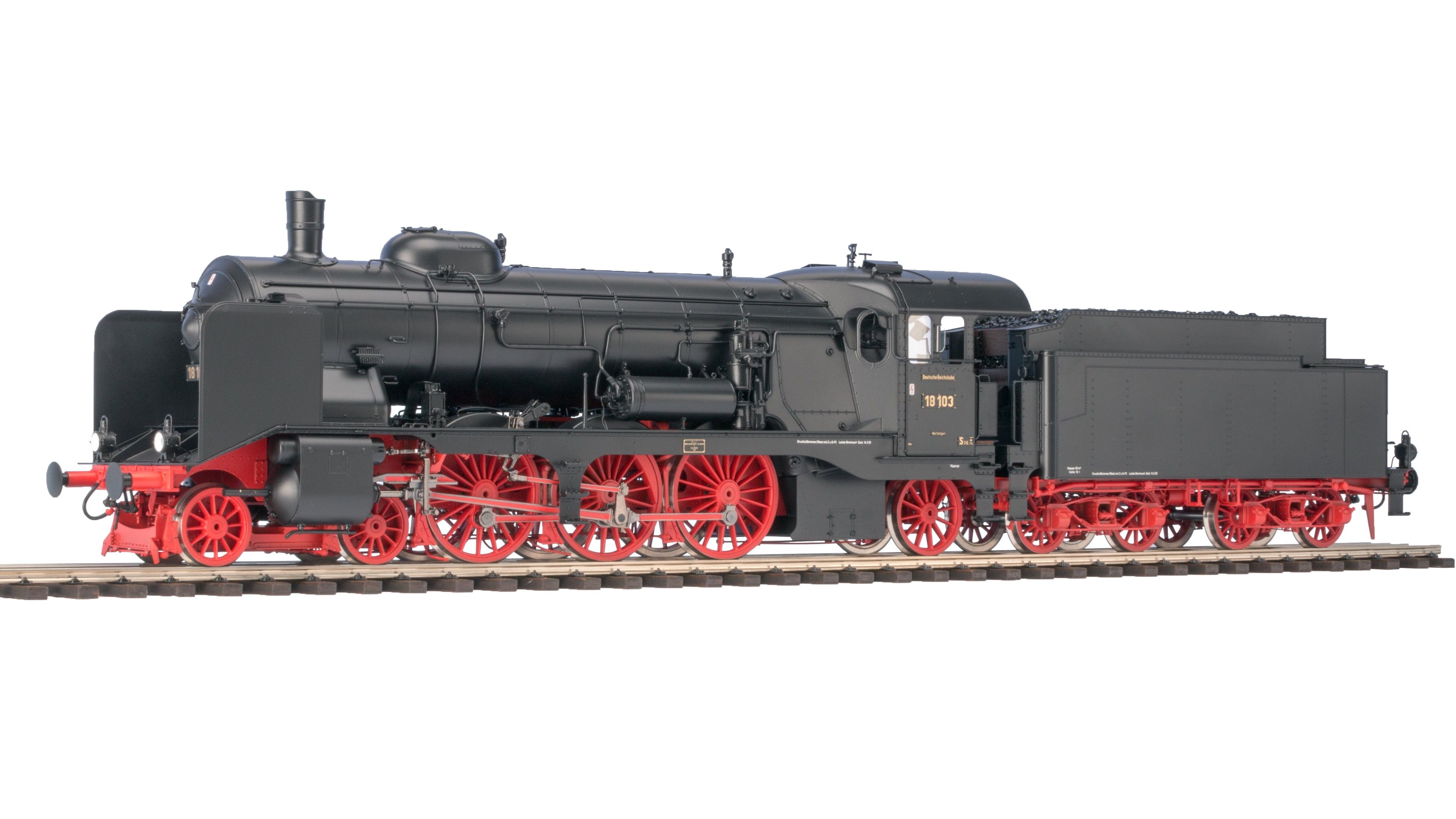 121853 KM1 - BR 18 103 DRG IIb Dampflok Scale - Spur 1