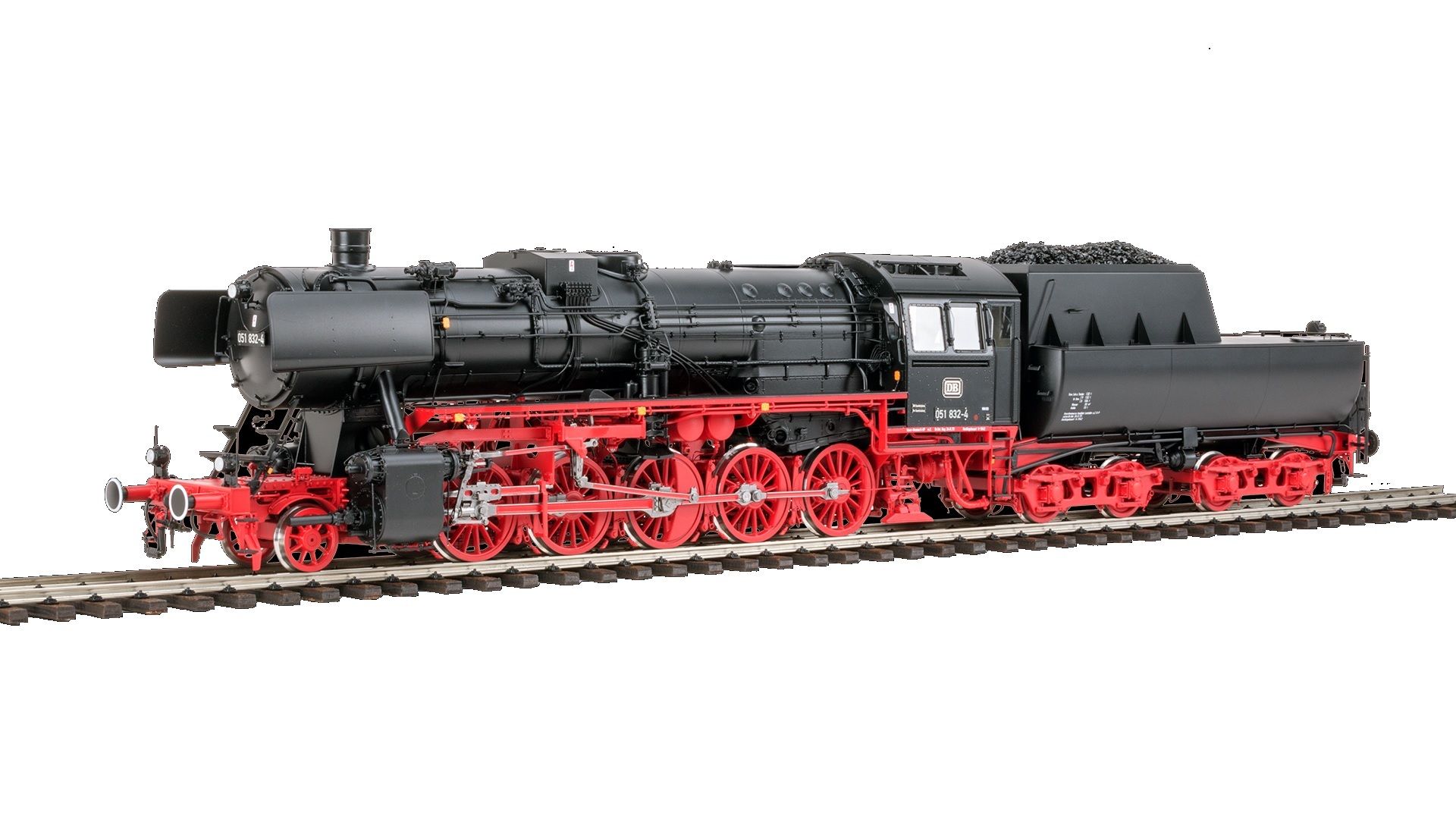 125037 KM1 - BR 051 832-4 DB IV BD Saarbr�cken Bw Saarbr�cken SC Dampflok - Spur 1