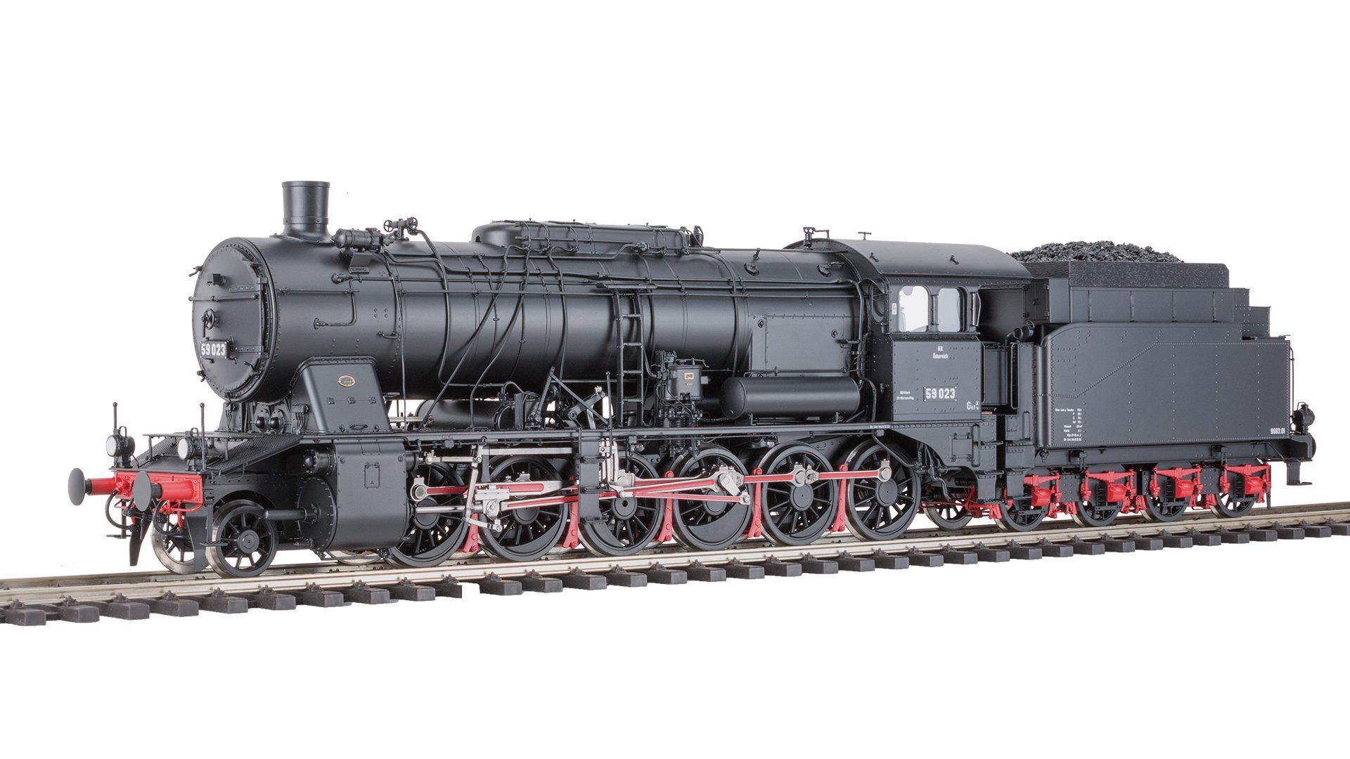 125909 KM1 - BR 59 023 BB� Ep IIIa Direktion Wien Zfl M�rzzuschlag Scale - Spur 1