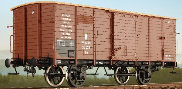 201002A KM1 - Ged. G�terwagen G 10 KBayStB ungebremst - Spur 1