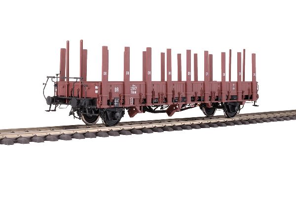 203344 KM1 - Rungenwagen Rmms 33 DB EP IIIa braun - Spur 1