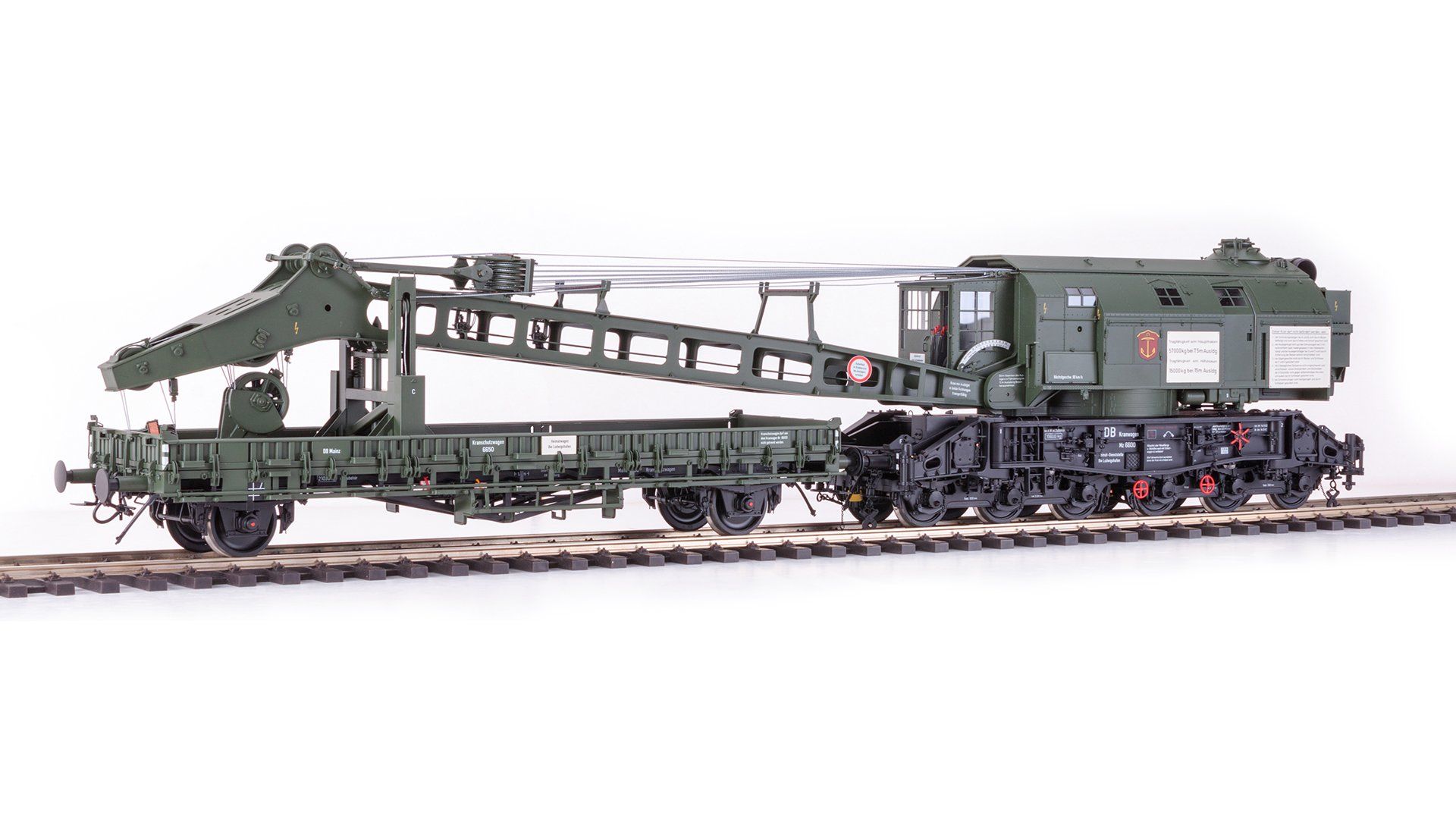 205801 KM1 - Dampfkran Ardelt 57t DR IIc NEM Set - Spur 1