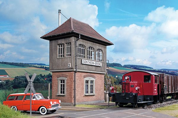 400414 KM1 - Stellwerk Sontheim/Brenz Bausatz unlackiert - Spur 1