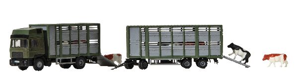 12248 Kibri - H0 Viehtransporter mit Anh. - 1:87