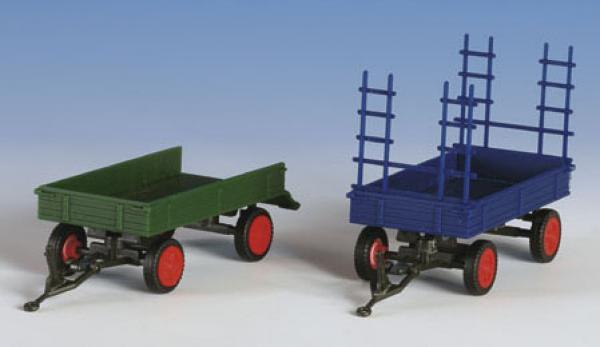 15702 Kibri - H0 Fendt Gummiradwagen, 2 Stu - 1:87