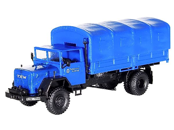 18451 Kibri - H0 THW MAGIRUS A6500 mit Plane - 1:87