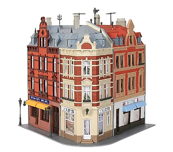 38355 Kibri - H0 Eckhaus am Hanseplatz - Spur H0