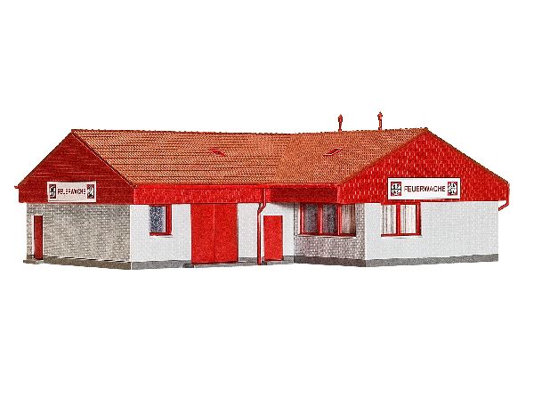 39220 Kibri - H0 Feuerwehr Verwaltungsgeb. - Spur H0