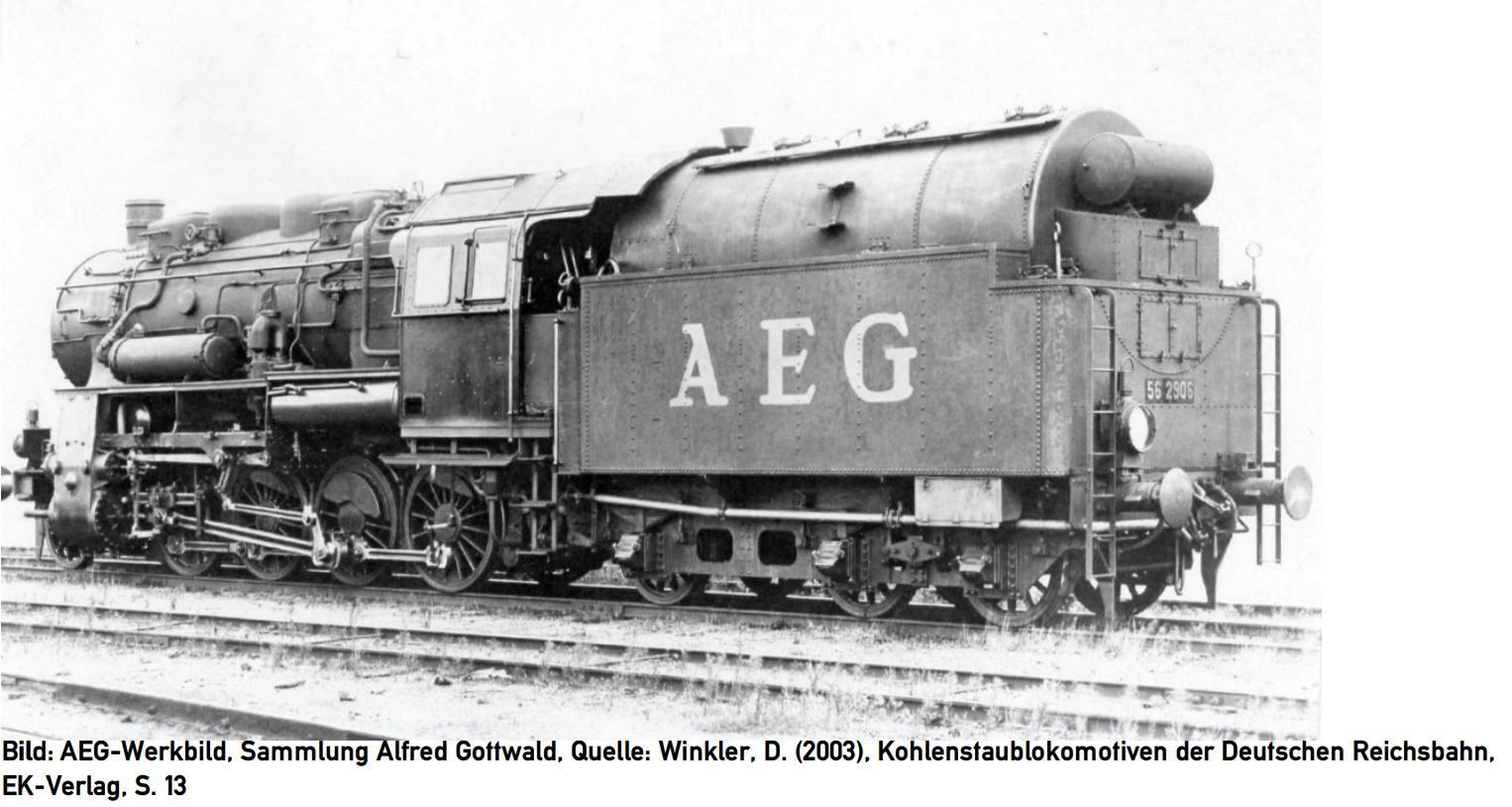 2. Serie, FINESCALE, Bw Halle, Kohlenstaubtender, AEG-Tenderaufschrift, Tender der AEG-Bauform, Vierdomig, Bauzustand 1928